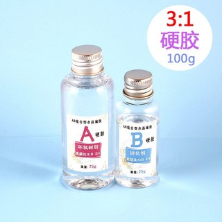 Cặp 400g keo resin epoxy AB trong suốt không bọt