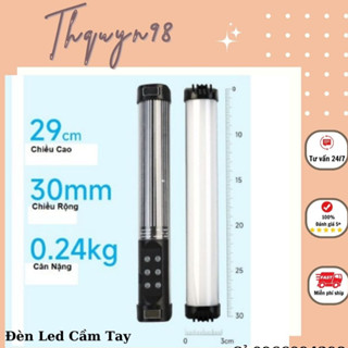 Đèn LED RGB Cầm Tay_ Chụp Ảnh Đầy Ánh Sáng 2700K-7500K Pin 2000Mah Điều Chỉnh 49 Độ Sáng đèn chuyển động theo nhac
