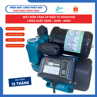 Máy bơm nước tăng áp chân không Shanying 200w-300w-400w mô tơ lõi đồng 100%