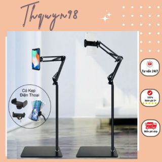 Cây giá đỡ 14inch máy tính bảng ipad, điện thoại ,kẹp đa năng bằng thép chắc chắn điều chỉnh xoay 360_Thquyn98