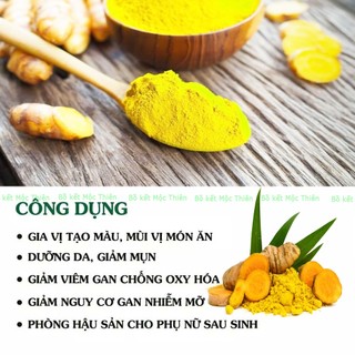Tinh bột nghệ vàng nguyên chất 500g