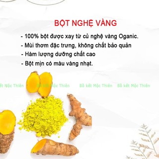 Tinh bột nghệ vàng nguyên chất 500g