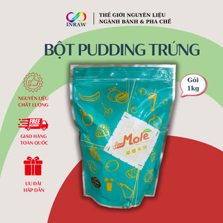  Bột Pudding Trứng Flan Trứng hiệu Mole Đài Loan túi zip 1kg 