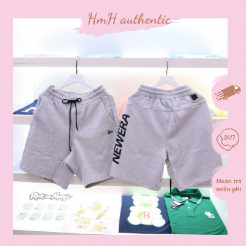 (Auth) Quần Short New Era New  Màu xámLogo chính hãng giá tốt
