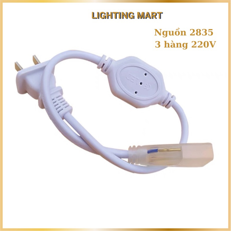 Nguồn dây led 2835 3 hàng led 220V - Sử dụng cho dây led 2835 3 hàng led 220V