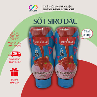 Combo Sốt Siro Dâu & Socola Chai 310g