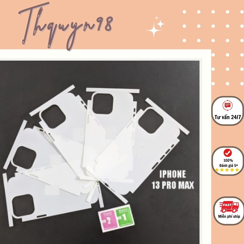 Miếng dán PPF 3 lớp full lưng viền I p h 0 n e 13 Pro Max (PPF 3 lớp cao cấp)_Thquyn98
