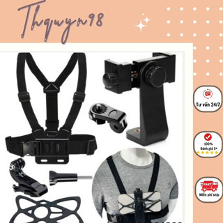 Bộ dây đai đeo ngực gắn điện thoại, camera hành trình,.. đa dạng mẫu mã & phụ kiện gắn điện thoại và camera_thquyn98