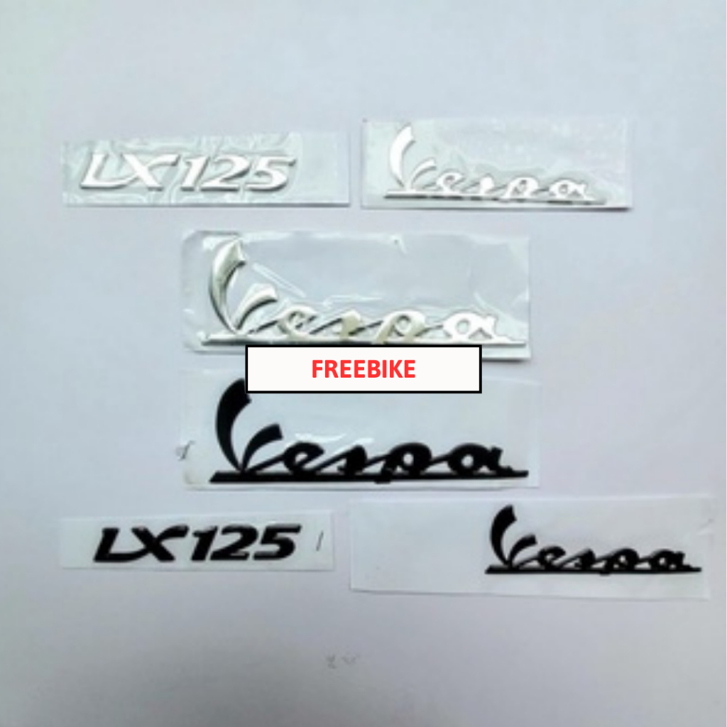 Bộ tem chữ Vespa Lx 125 như zin