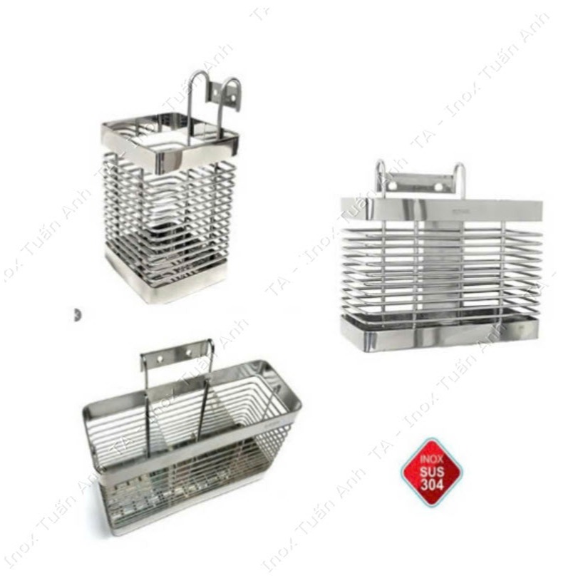 Ống đựng đũa muỗng inox 304 - Giỏ đũa inox 304 OD304