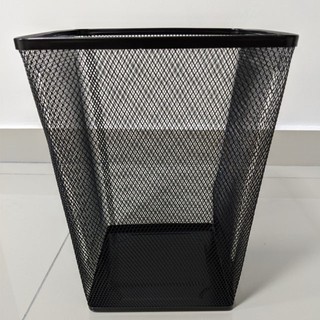 Thùng rác lưới đen DRONJONS đựng rác khô, đựng đồ trong phòng..