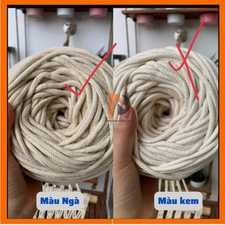 Dây thừng macrame dệt macrame bện, dây làm macrame trang trí