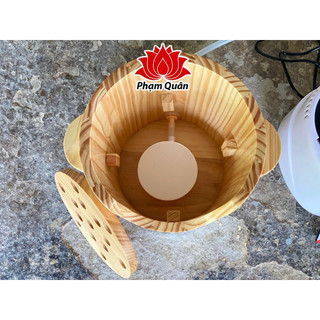thùng gỗ xông đầu,gội đầu dưỡng sinh