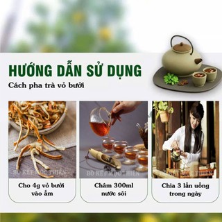 Vỏ bưởi da xanh khô 200g (mỏng thơm)