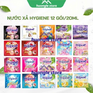 Nước xả vải Hygiene dầu xả Thái Lan dây 20ml 12 gói  nước xả đồ xả quần áo thơm lâu khử mùi 