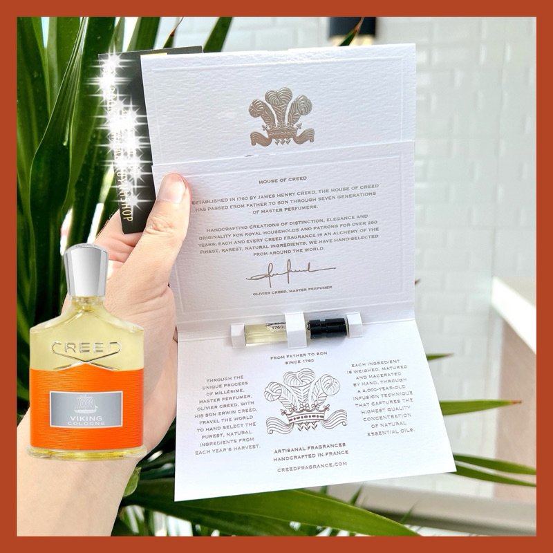 Vial nước hoa CREED VIKING COLOGNE 2ml