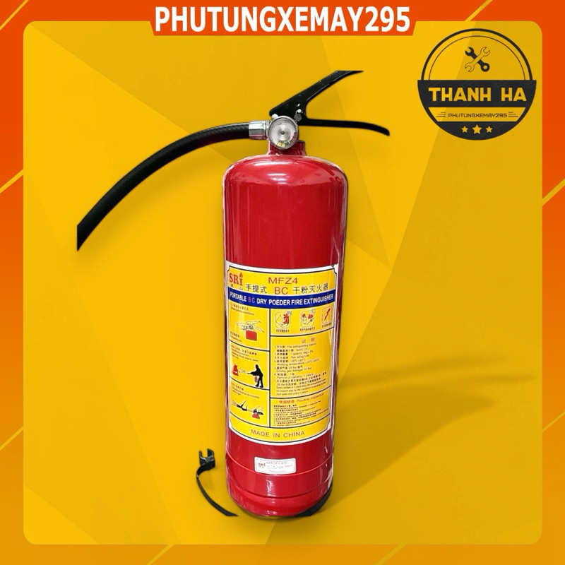 Bình chữa cháy, bình cứu hoả 4Kg (chỉ hỏa tốc HN)