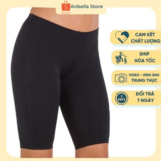  Quần bơi nữ lửng trên gối - Quần tập thể thao gym yoga thể dục legging Freesize  40-60kg  