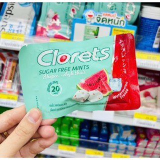  Gói kẹo Clorets bạc hà dưa hấu thơm miệng sảng khoái 16,8gram hàng 7-11 Thái 