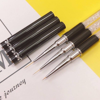 Cọ nét cán đá siêu mảnh đủ size 7-9-11mm vẽ móng chuẩn xịn