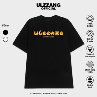 Áo thun local brand ULZZ ulzzang japan text dáng unisex form rộng tay lỡ U-6