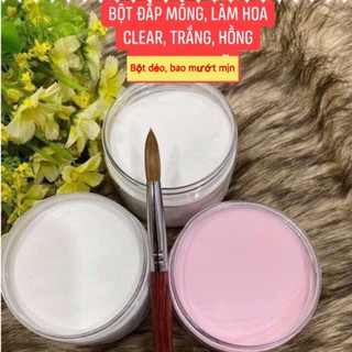 Bột mỹ Ez flow đắp hoa bột nail , đắp móng bột nail siêu dẻo mịn không lẫn tạp chất đắp siêu êm
