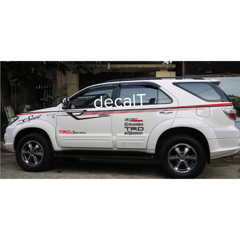 Tem Dán Sườn Xe Fortuner