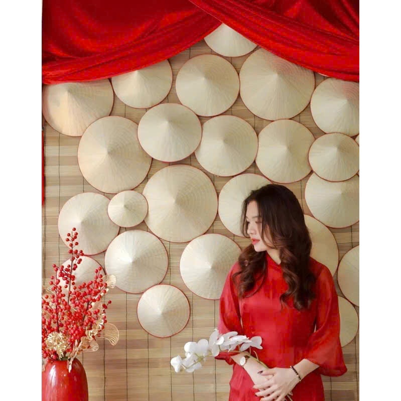 Nón Lá Trang Trí Đủ Size Trang Trí Mầm Non,Quán Cà Phê, Nhà Cửa, Cho Trẻ Múa