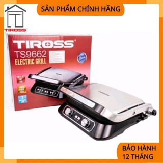 [Tiross] Ép bánh mì (kẹp bánh mì) 2100W Tiross TS9662, Ép siêu nóng, siêu nhanh, Hàng chính hãng