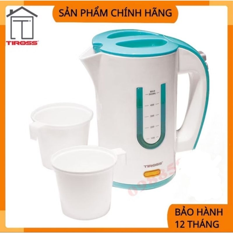 [Tiross - Việt Nam] Ấm siêu tốc mini Tiross TS1360