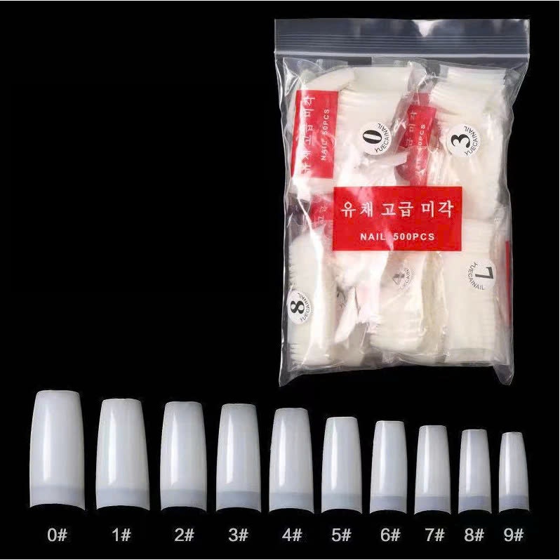 Móng giả túi 100 móng đủ số (móng chia)