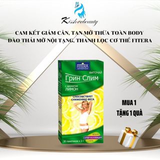  trà giảm mỡ Fitera đốt cháy mỡ bụng giảm béo thanh lọc cơ thể giảm thèm ăn giảm cân an toàn 