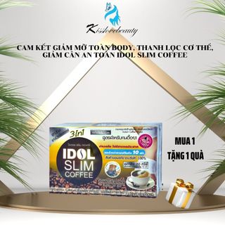 Cà phê giảm cân Idol Slim Coffee giảm mỡ toàn body thanh lọc cơ thể giảm thèm ăn giảm cân an toàn cam kết giảm từ 2-6kg