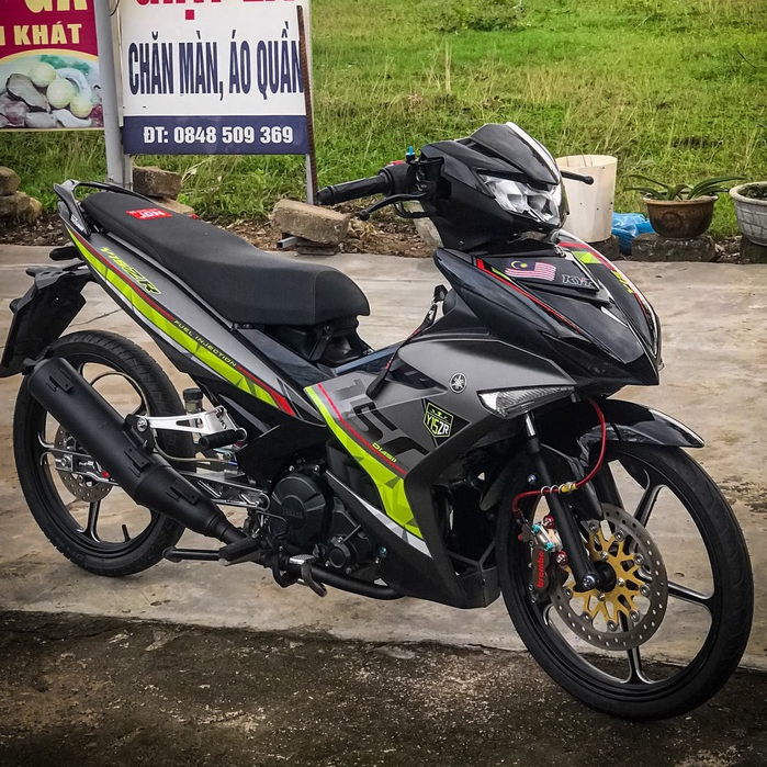 Tem exciter 150 xám đen y15zr