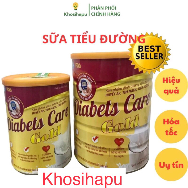 [Hộp 900g] Sữa Tiểu Đường Diabests Care Gold Bổ sung vitamin và khoáng chất giúp tăng cường sức đề kháng hệ tiêu hóa
