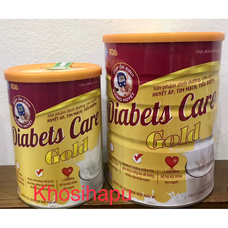 [Hộp 900g] Sữa Tiểu Đường Diabests Care Gold Bổ sung vitamin và khoáng chất giúp tăng cường sức đề kháng hệ tiêu hóa