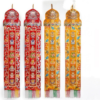 Phan gấm Tám Tướng Cát Tường