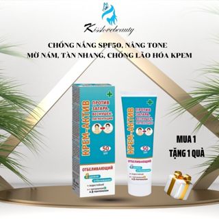  kem chống nắng trắng da Kpem Nga nâng tone giảm nám tàn nhang  chống nắng mặt body SPF50+ 