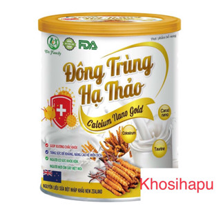  900g Sữa bột Đông trùng hạ thảo nguyên liệu nhập khẩu New Zealand hỗ trợ nâng cao sức khoẻ tăng đề kháng chắc xương 