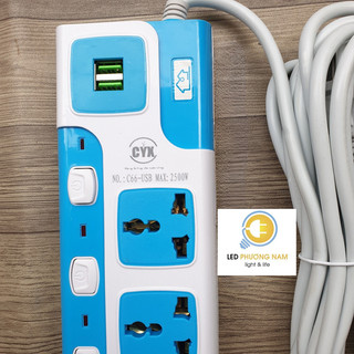 Ổ Cắm Điện USB Đa Năng, Dây Đồng
