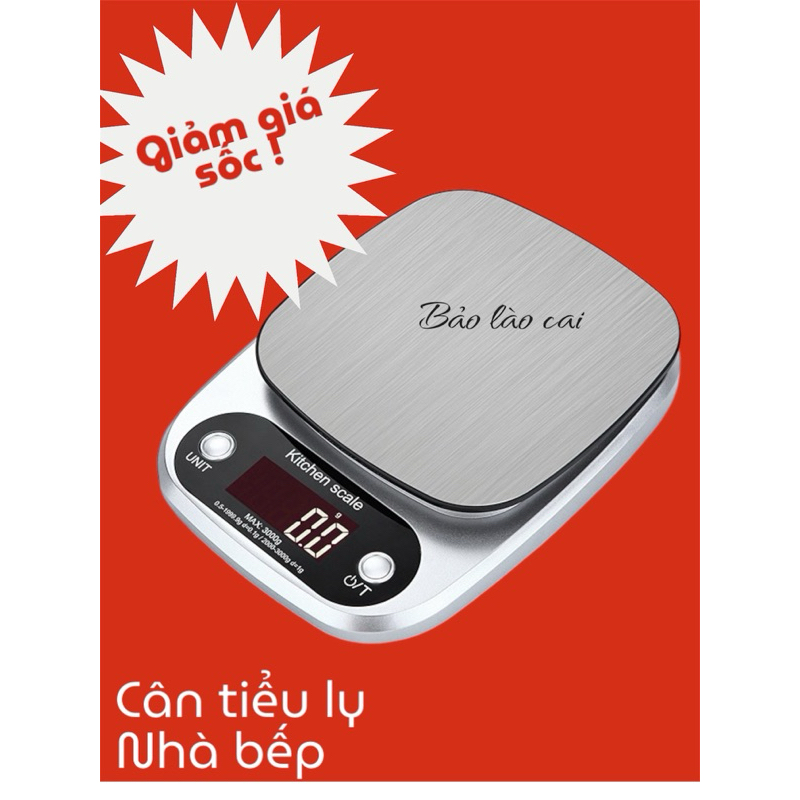 Cân điện tử Chitker scale(màu trắng) xám. cân điện tử tiện lợi. cân 5kg 10kg