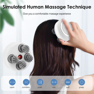 Máy Massage Da Đầu Và Toàn Thân Silicon MSHD-001.Máy Massage Cầm Tay Massage vùng ( đầu lưng, mông ,đùi,...Toàn thân )