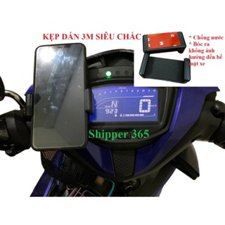 Kẹp điện thoại xe máy kèm miếng dán