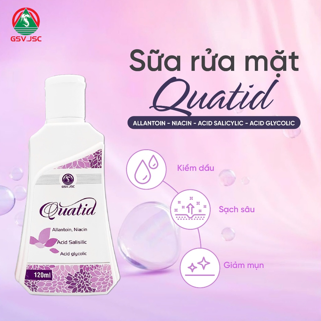 Quatid 120ml - Sữa rửa mặt, sữa tắm