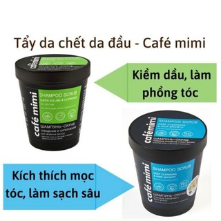 Tẩy da chết da đầu Cafe mimi 330g