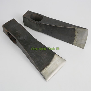 Rìu chặt cây lưỡi dài cán tự chế - D47