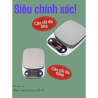 Cân điện tử Chitker scale(màu trắng) xám. cân điện tử tiện lợi. cân 5kg 10kg