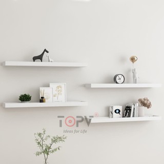  Kệ gỗ treo tường decor  giá trang trí bằng thanh gỗ ngang gắn tường mini phòng khách phòng ngủ HCM 