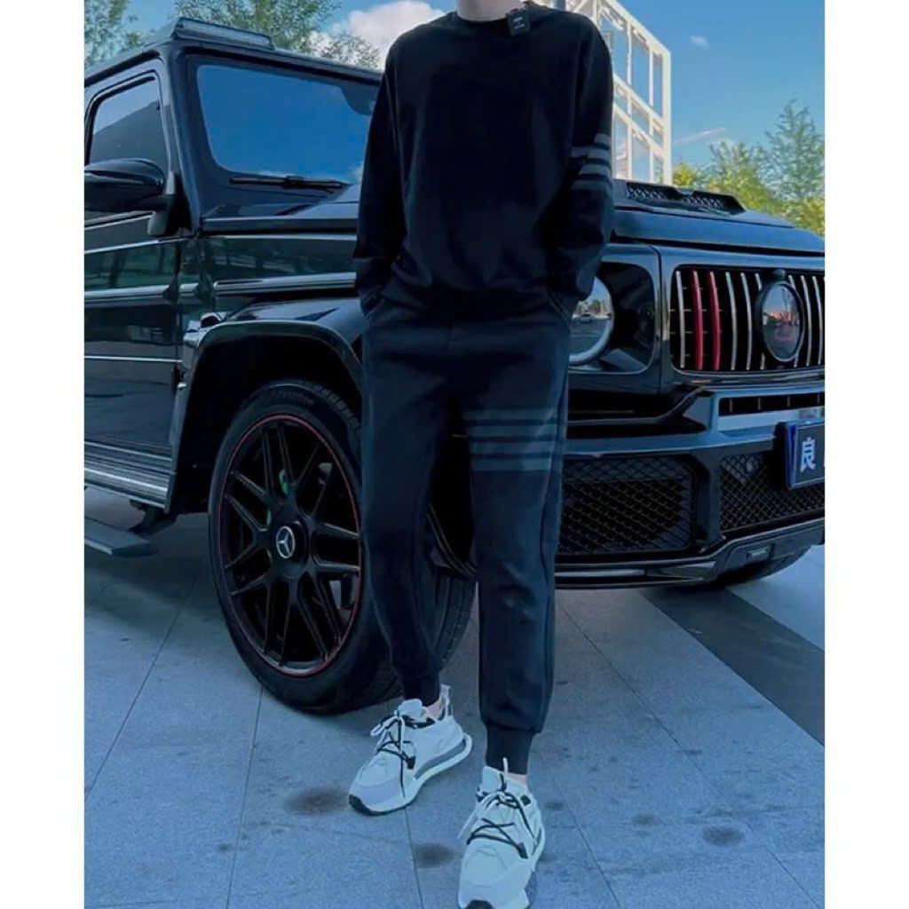 Bộ Nỉ Nam Thu Đông - Bộ Thể Thao Nam chất liệu nỉ bóng không bai xù.