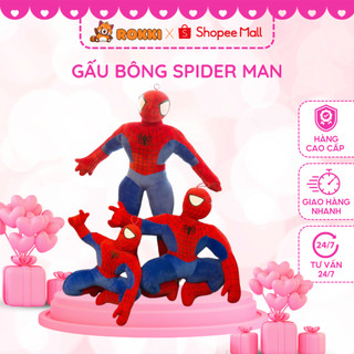  Gấu Bông Siêu Nhân Người Nhện SPIDER MAN Thú Nhồi Bông Người Nhện Cao Cấp   ROKKI STORE  